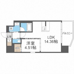 プレジオ九条の物件間取画像